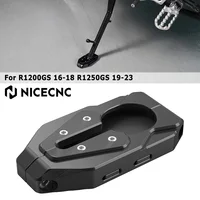 Para BMW R1200GS R1250GS soporte lateral almohadilla de extensión ampliadora para BMW R 1250 GS 2019-2023 R 1200 GS 2016-2018 motocicleta