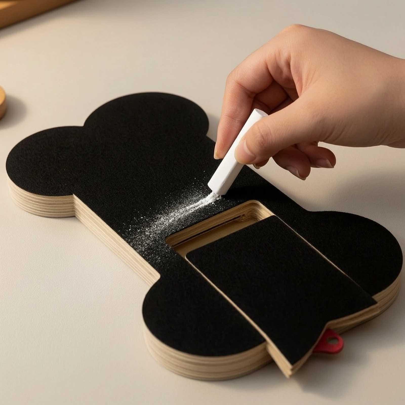Dog Scratching Board with Compartment Calming Dog Nail File Board Grooming Tool Gentle Pet Toy Flat for Dogs, Home, Indoor
