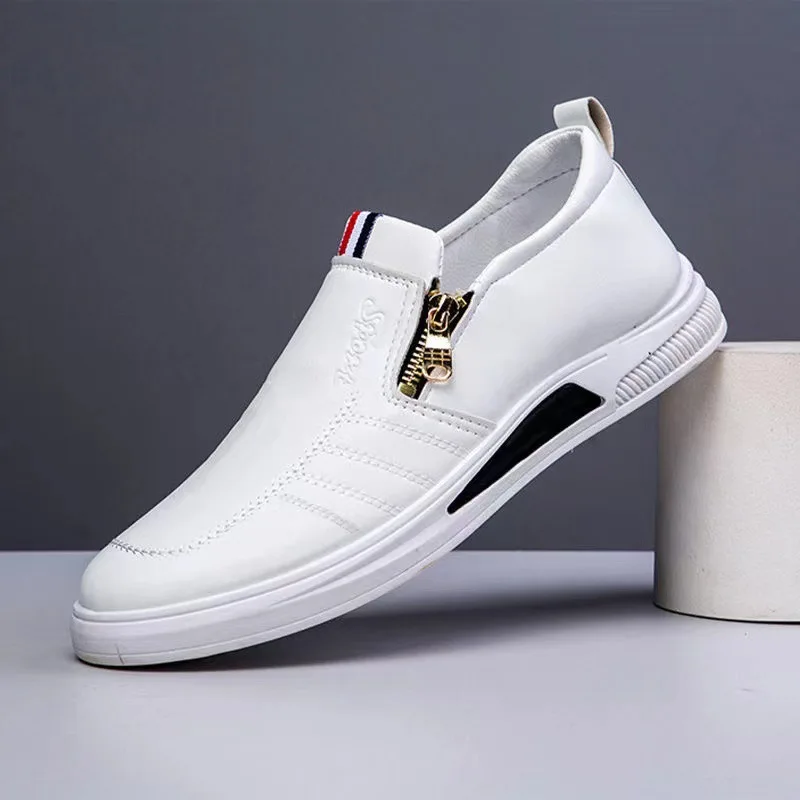 Men Shoe Men Loafers Trend Versatile Breathable Leather Shoe Soft Soles Casual Shoe Men Sneakers Sapato Para Hombre Zapto Flats