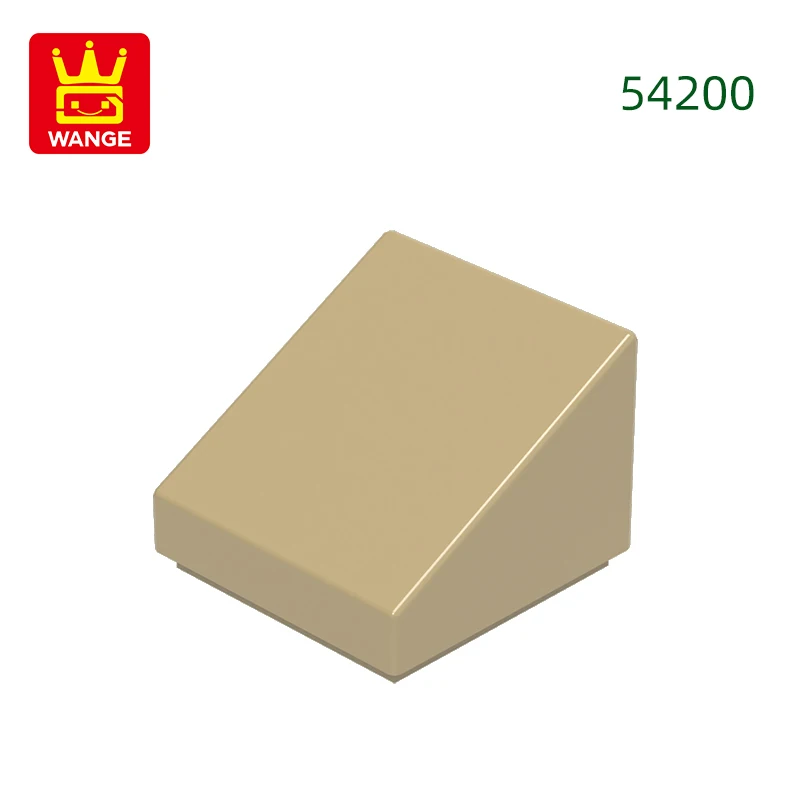 Wange 543 stks/partij 54200 1x1 Helling Bouwstenen Geneigd Panel Bricks DIY Compatibel met alle Merk Speelgoed voor Kinderen Geschenkdoos