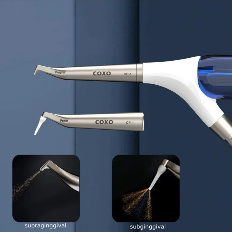 Original CP-1 Supraginggival and Subginggival Two-in-one Dental Air Polisher Teeth Whitening Polishing Dental Tool 4 Hole