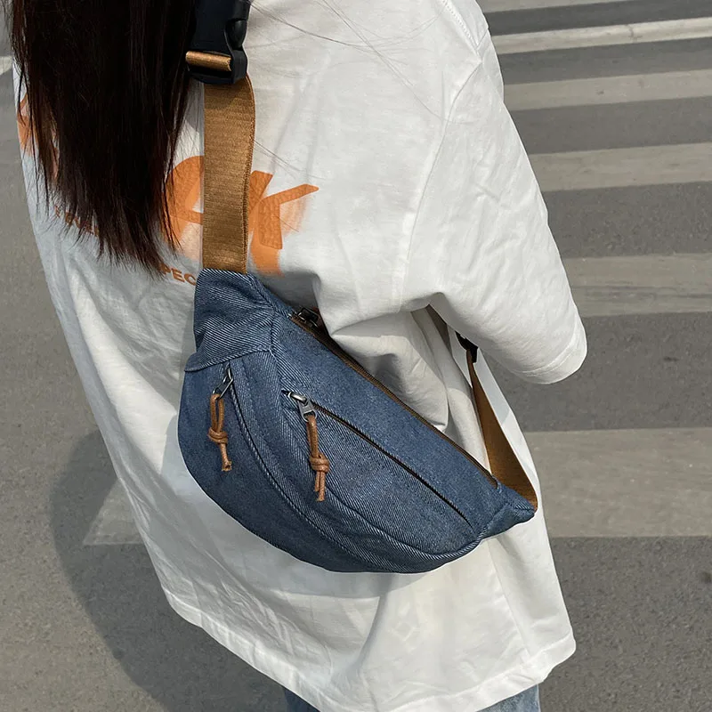 Casual Cord Gürtel Taschen für Frauen Mode Fanny Pack Weibliche Banane Taille Tasche Hüfte Geldbörse Schulter Crossbody Brust Tasche Tasche – Detail 12