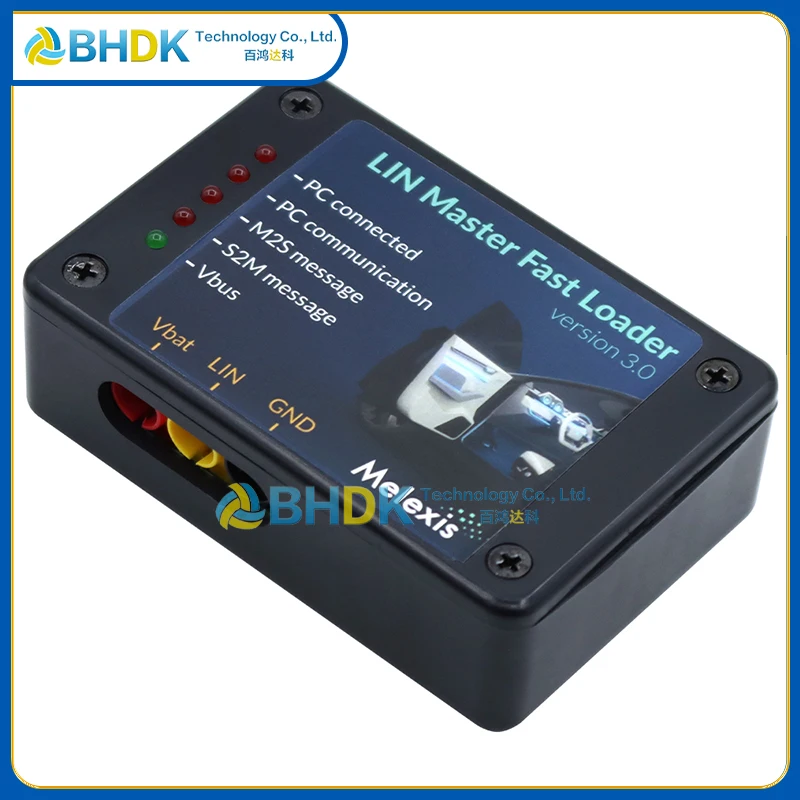 For MLX LIN MASTER Melexis USB LIN Master Fast Loader Automotive LIN Bus Debugger Programmer