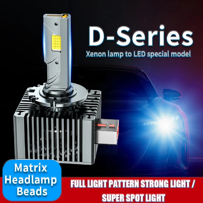 

18000LM D3S LED D1S D2S D4S D5S LED 130W Headlight Bulb Kamba Car Light Headlamp Automatic 6000K 12V 24V