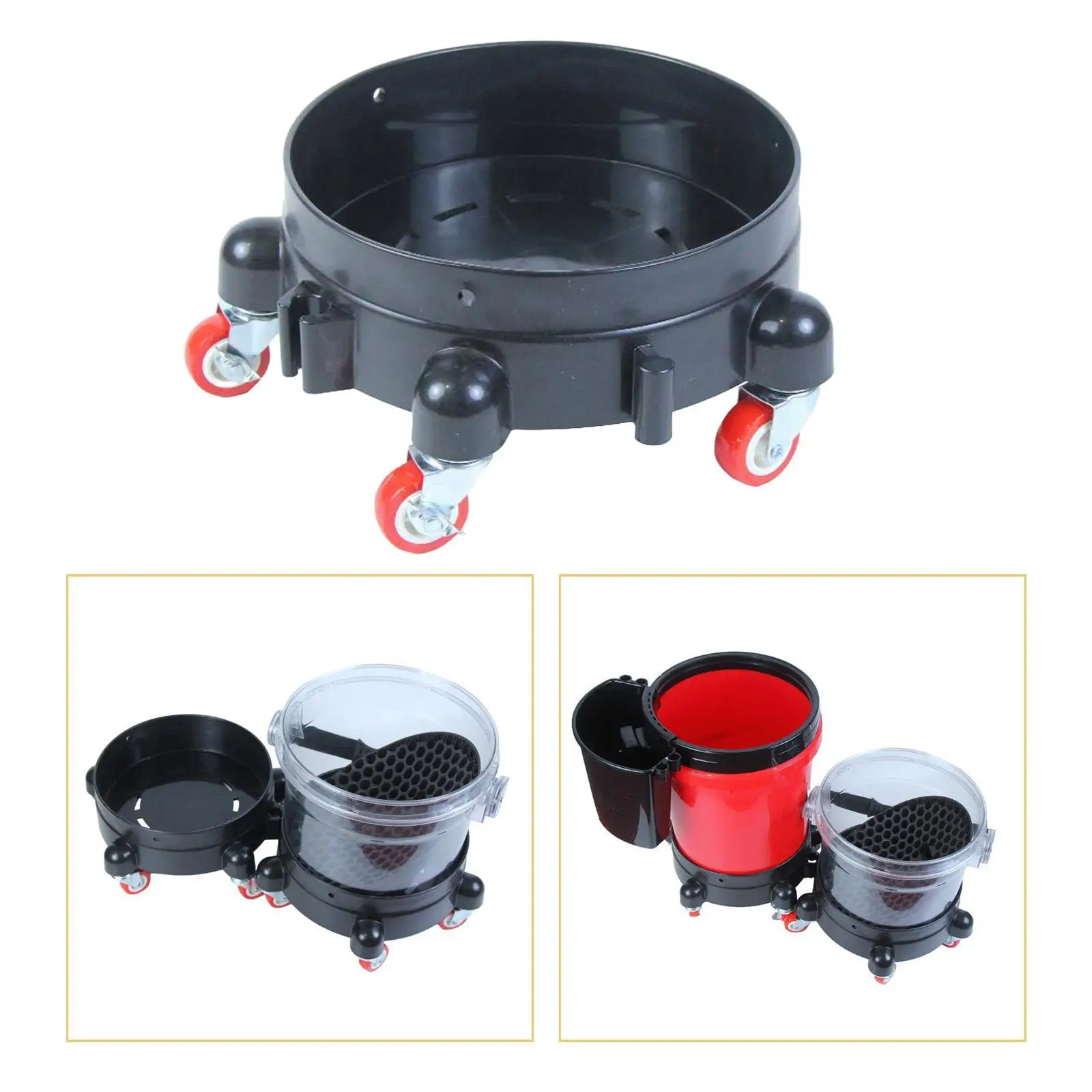 

Generic Rolling Bucket Trolly Parts for Car Washing Painting Assistance