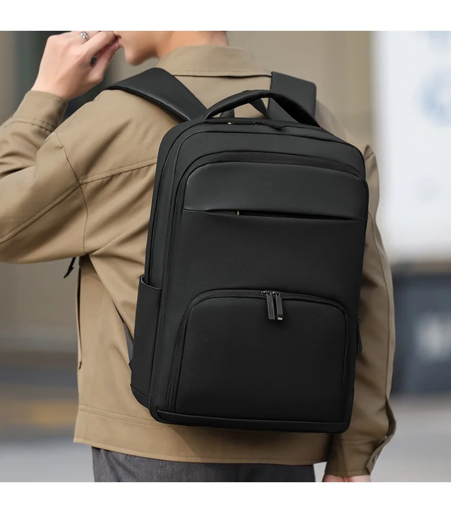Expandable waterproof computer bag fashion travel backpack backpack men's large capacity