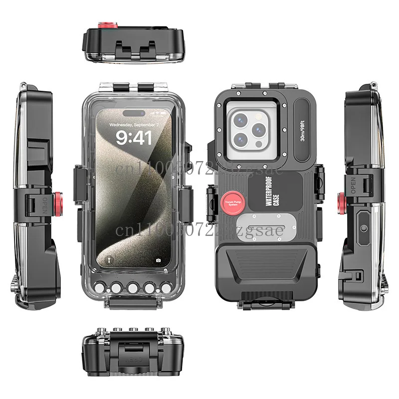 Suitable for a variety of mobile phones 30 meters Bluetooth diving shell, waterproof universal mobile phone for deep water