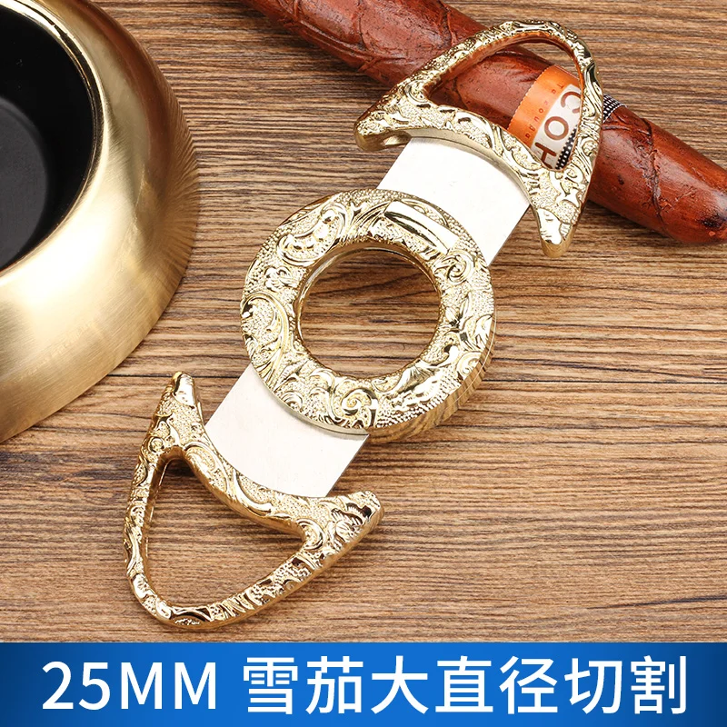 Cigarette Holder Cigar Cutter Cigar Set Cigar Tool V-Shaped Scissors V Scissors Cigar Clamp Knife Cigar Accessories