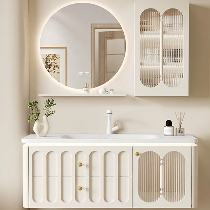 Mirror Organizer Bathroom Cabinet Storage Vanity Accessories Makeup Bathroom Cabinet Space Saver Sinkvestidores Trendy Furniture