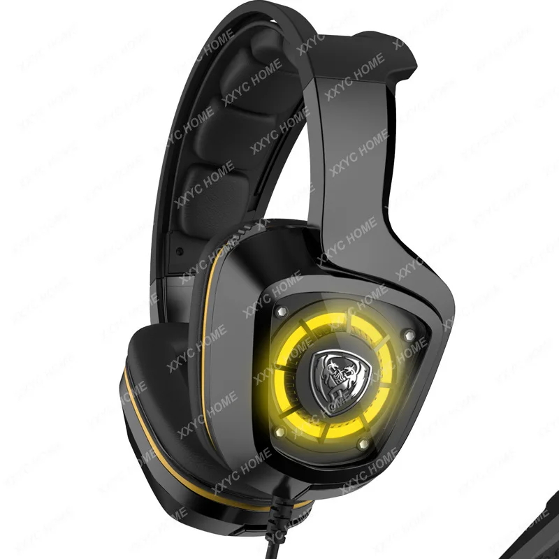 Headset Computer Gaming Headset 7.1 Vibration Headset with Light LED