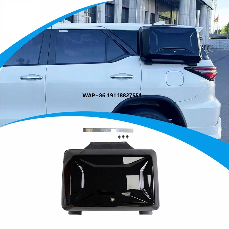 

2025 Hot Sell Design Side Mounted Gear Luggage Storage Box Carrier With Lock for 2022 Fortuner Car Exterior Accessories