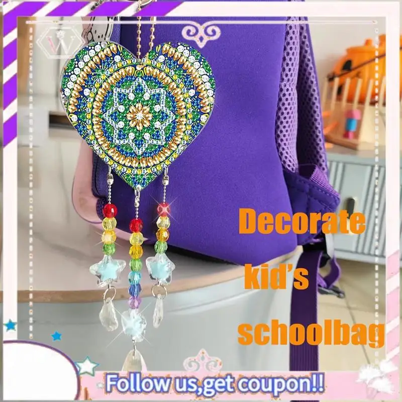 

Y74A-3 шт. Спиннер ветра 5D DIY Картина колокольчик двусторонняя краска подвесной орнамент для садового декора ветряные спиннеры легко в