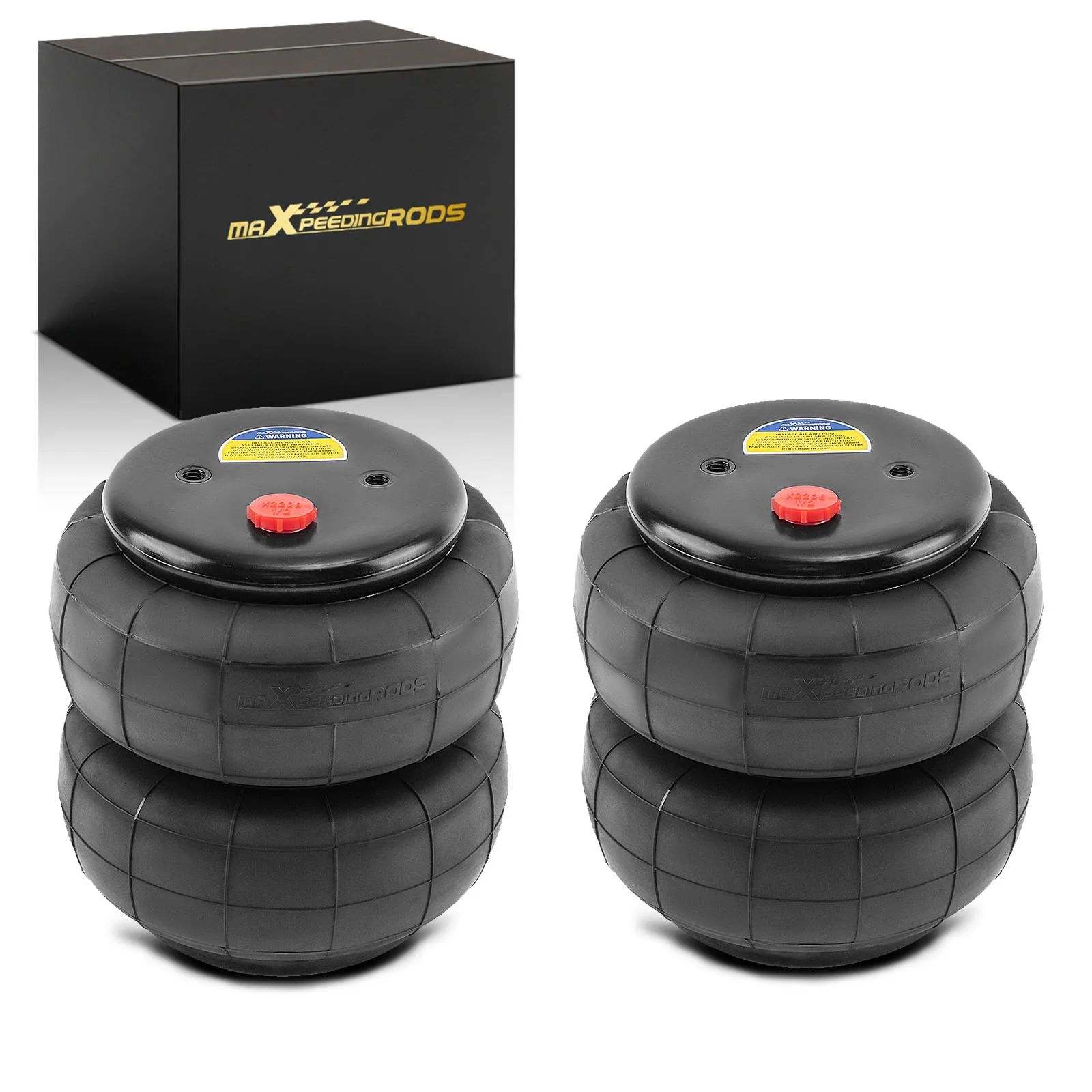 2x Universal 2600 lbs Air Suspension Spring Bag Bellows 1/2
