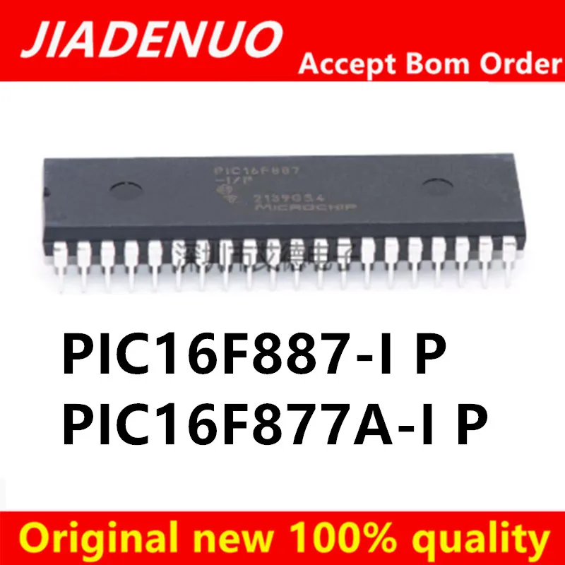 (1 pieza) 100% nuevo chipset PIC16F887 PIC16F877A PIC16F887-I/P PIC16F877A-I/P DIP-40