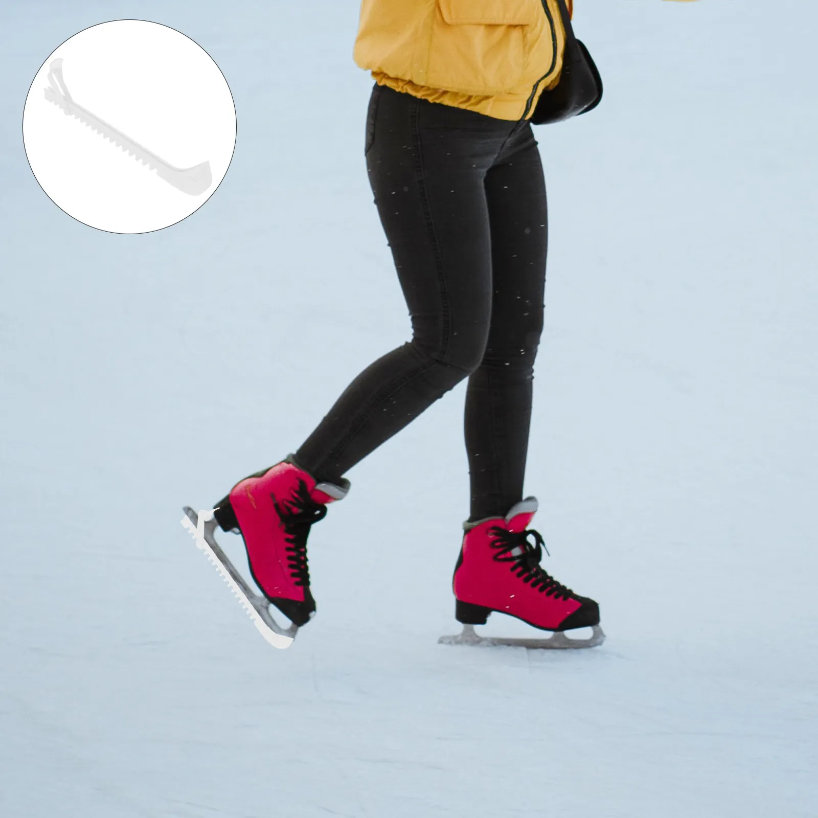 

Пара легких защитных чехлов для лезвий коньков, прочные, для путешествий, износостойкие принадлежности для катания на коньках