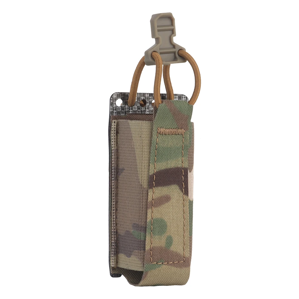 Tactical 9mm Magazine Pouch Elastic Single Pistol Mag Pouch Quick Release for G17 19 M9 SIG P226 Universal Pistol Mag Holder