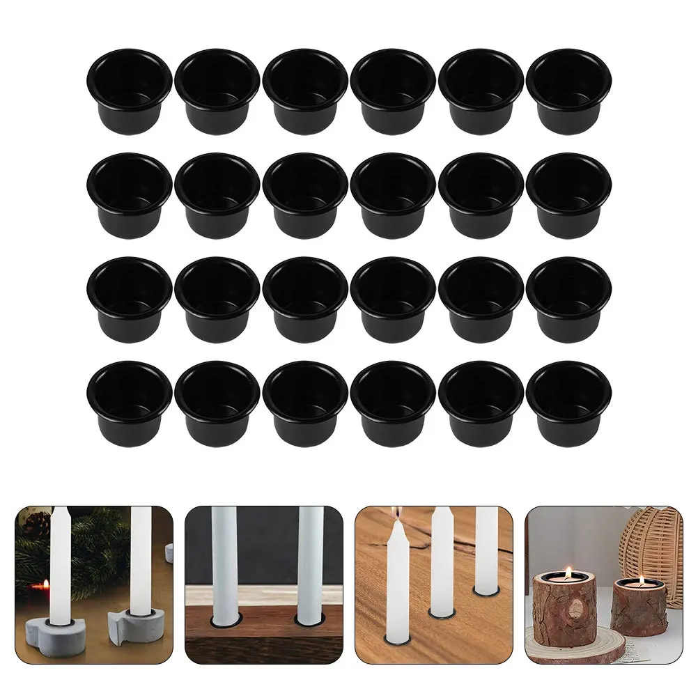 36pcs Aluminum Cups Diy Containers Scented Holders Wax Drip Protectors Tea Light Cups Craft Making Decorative