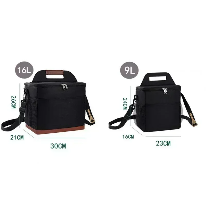 ASX-03 Bolsas de ombro para almoço com preservação de calor Bolsa Bento Oxford externa espessada