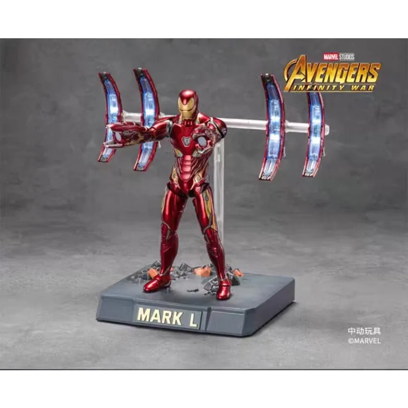 

Оригинальный набор ZD TOYS Marvel Legends Series IRON MAN MARK 50: Светящаяся версия, фигурка, модель, игрушка, подарок