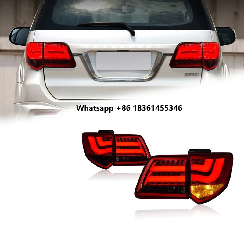 for Taillights 2011-2015 Fortuner LED Tail Lamp Dynamic Turn Signal Light Car Taillights Assembly FT Car Lights