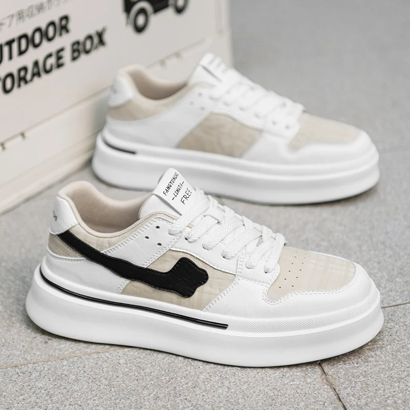 

2025 Spring New Rubber-Plastic Sole Casual Board Sneakers for Outdoor Sports - Comfortable, Soft, Slip-Resistant, Durable, and T