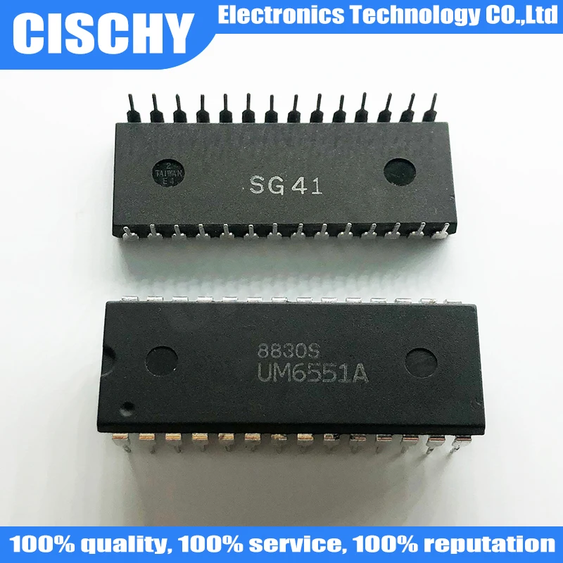 1pcs/lot UM6551 UM 6551 UM6551A DIP-28 In Stock