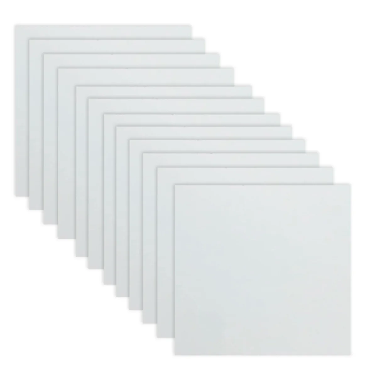 AA91 12 Sheets 10mil Mylar Sheet 12 X 12 Inch Milky Translucent PET Blank Stencil Making Sheet (10mil)