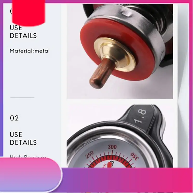 

2 шт. крышка радиатора высокого давления с манометром 1,8 бар крышка радиатора 25,6 фунтов на квадратный дюйм для Honda Kawasaki Suzuki Yamaha-Y79A