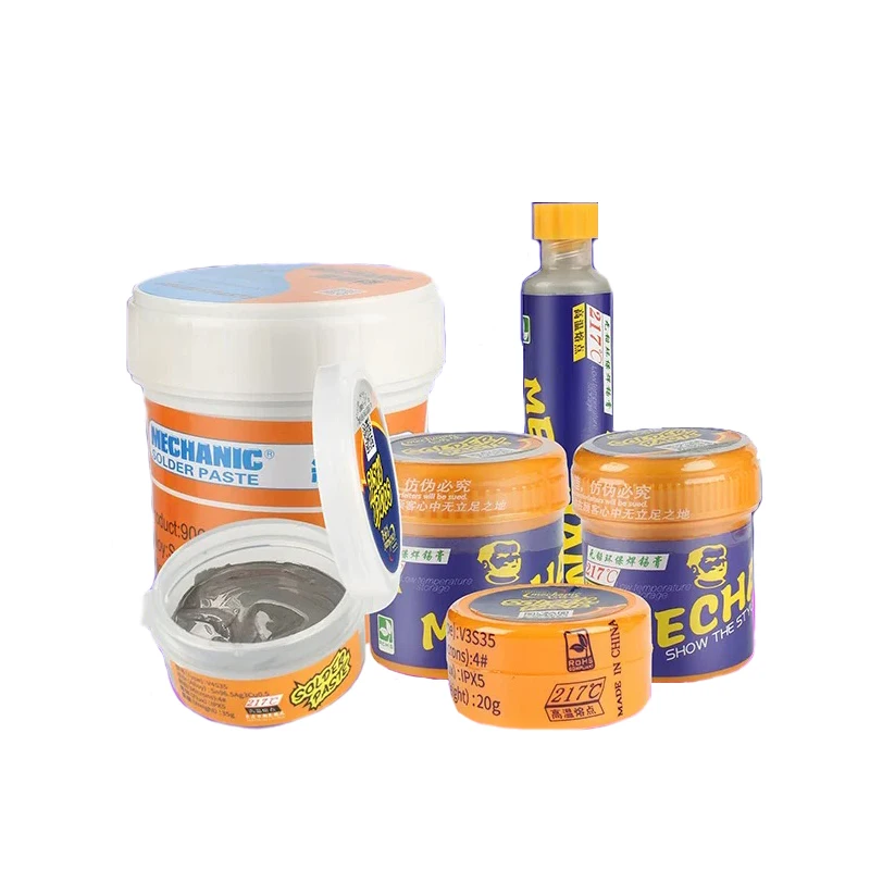 Lead solder paste lead-free solder paste melting point 183 low high temperature medium temperature solder paste