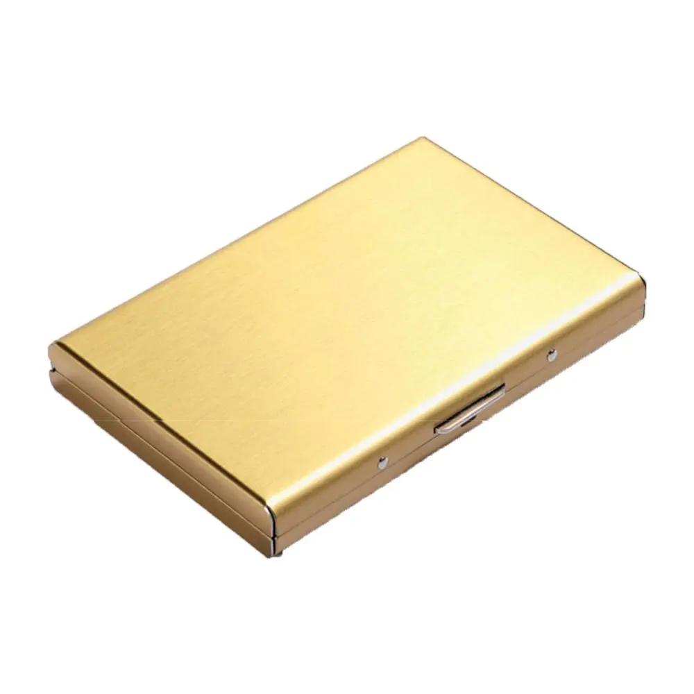 

10 Card Slots Business Card Holder Stainless Steel Multi-card Bit Bank Card Case Cards Album Travel Accessories