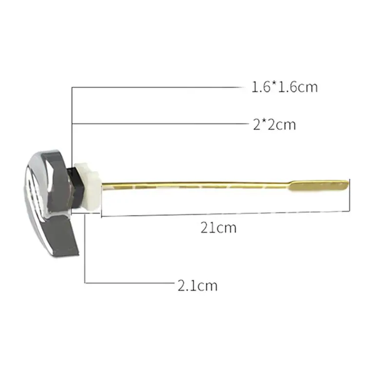 AEE3-ملحقات أجزاء خزان المرحاض مفتاح التنظيف خزان المرحاض دافق قضيب استبدال أجزاء قضيب خزان المرحاض المثبت على الجانب #6