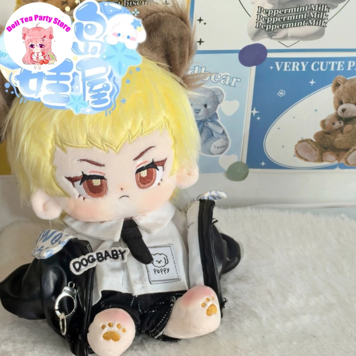 

Ryuji Sakamoto Attribute Plush Doll Body Anime Handsome Boy Cosplay 20cm Dress Up Clothes Outfit Stuffed Figures Birthday Gift
