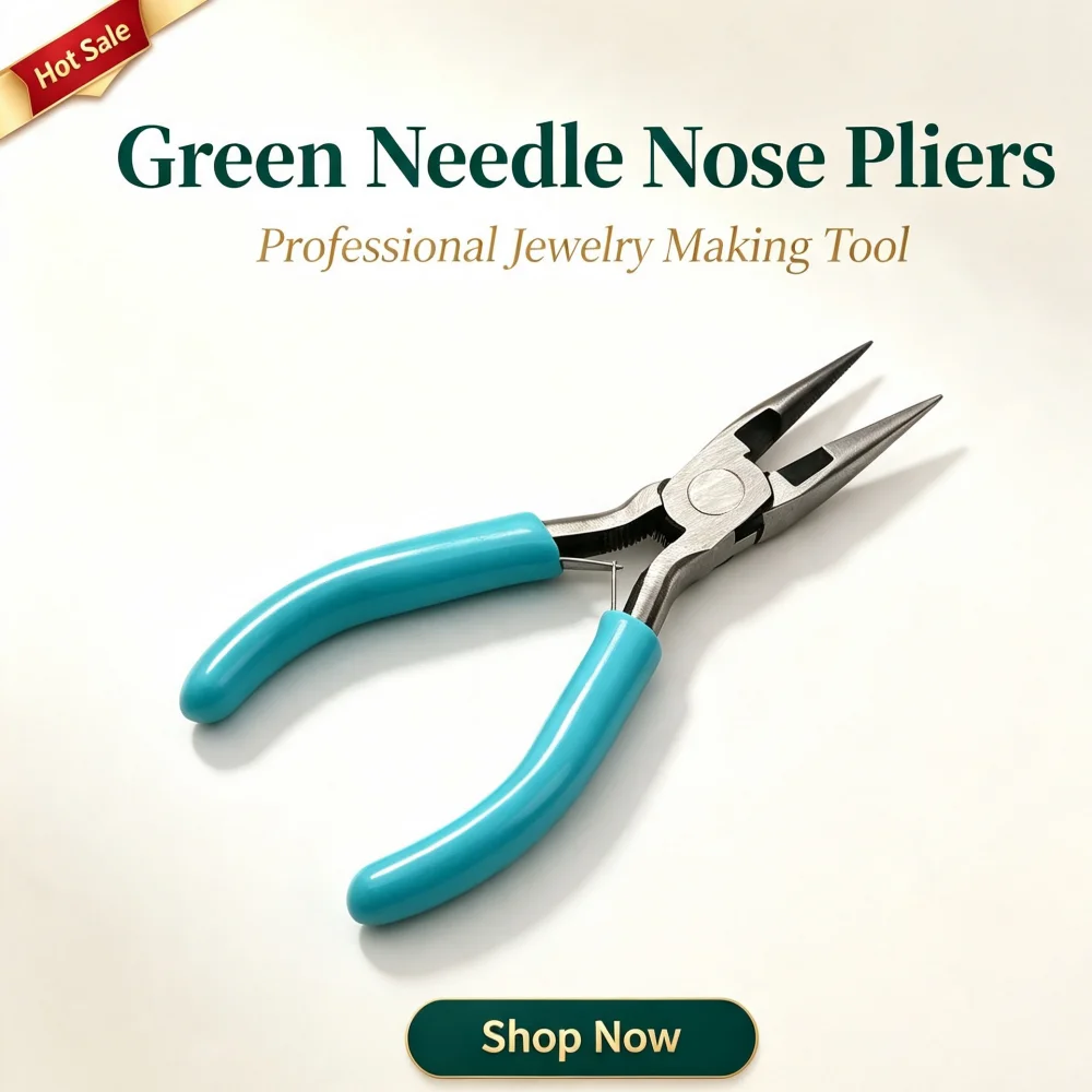 Practical Convenient High-Appearance Multi-Function Pliers 3-Piece Tool Set with Colorful Handles Make Necklace Earring Jewelry