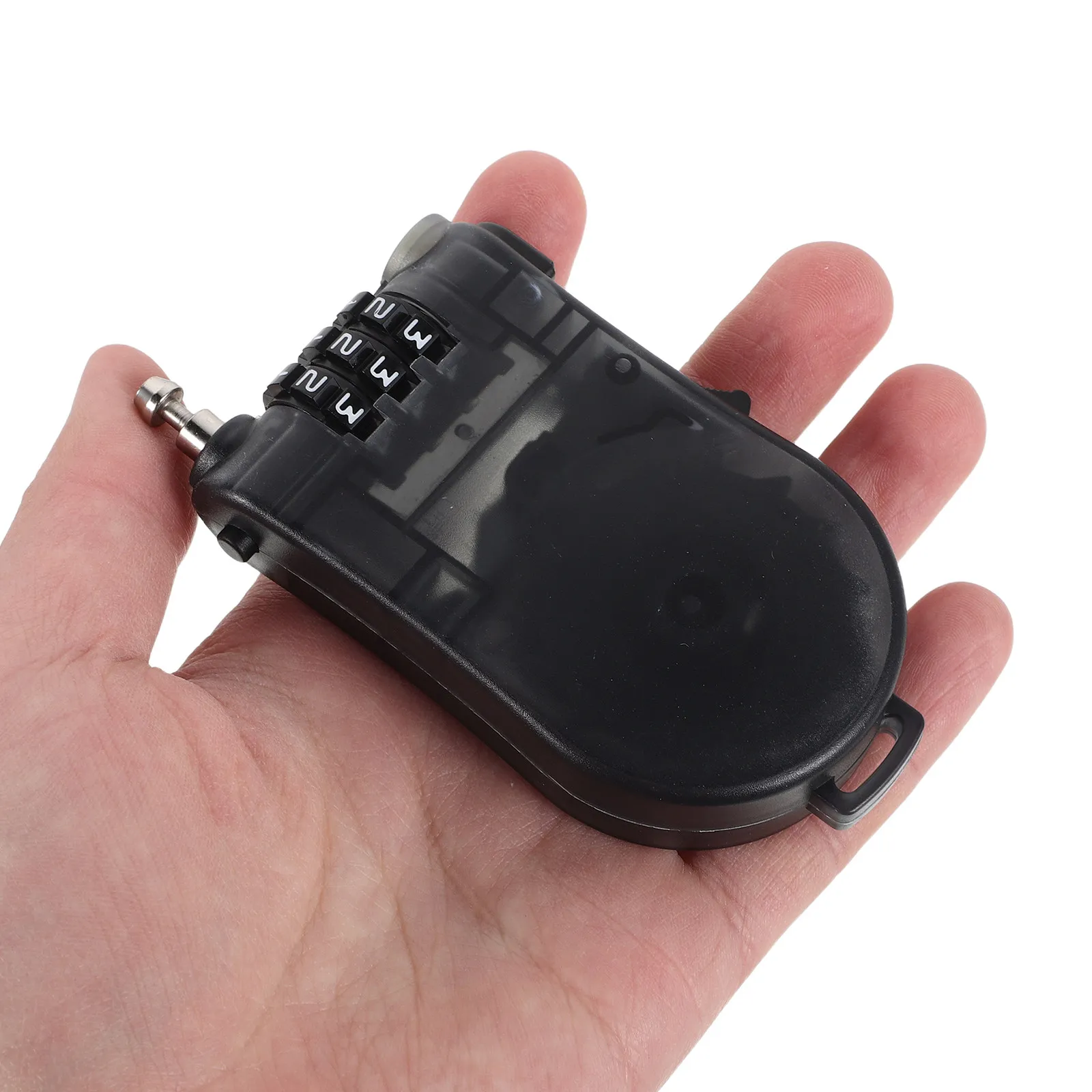 

Retractable Cable Lock 38 Inch Steel Cable 3-Digit Combination Lock for Snowboard Ski Bicycle Luggage Backpack Anti-Theft