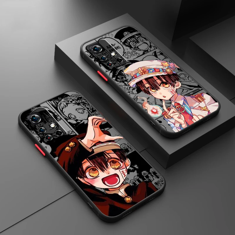 T-Toilet Bound H-Hanako Kun Cute Cool Frosted Translucent For Redmi 8 8A 9A 9C 9AT 9 9T 10X 10A 10C 10 11A 12C 12 13C 5G Cover