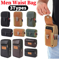 Man Belt Pouch Mobile Phone Bag Coin Purse For Men Phone Holster Bag Waist Bag Pack Small Tactical Duty Belt Backpack Card Holde