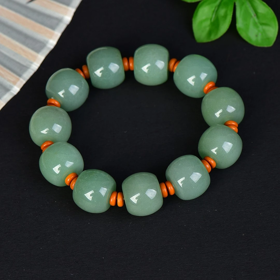 14*18mm Natural Myanmar Jadeite Grade A Green Burma Jade Bracelet Bangle Men Women Healing Gemstone Fine Jewelry