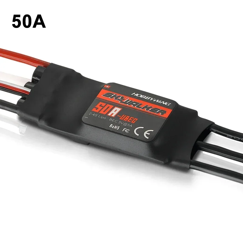 HobbyOO- Contrôleur de vitesse électrique Skywalker Esc, contrôle Ubec pour avion quadrirotor Rc FPV, 15A, 20A, 30A, 40A, 50A, 60A, 80A