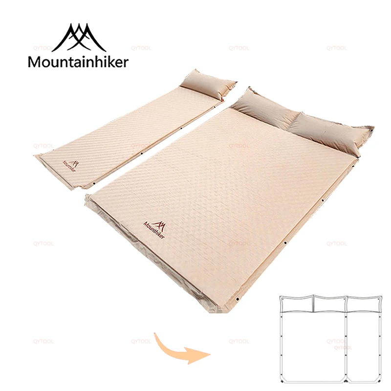 

MOUNTAINHIKER Terra Air Mattress Self-Inflating Air Bed 3cm/5cm Splicable Tourist Sleeping mats camping supplies자충매트