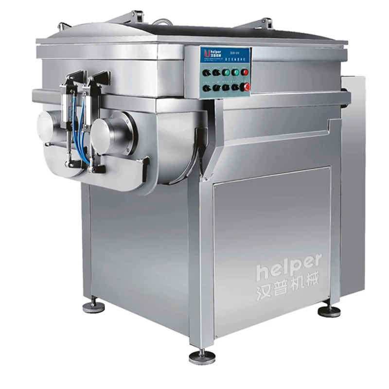 Vacuum Sausage Meat Mixer Industrial 500 Kilos Capacity for Sausages Processing High Efficiency