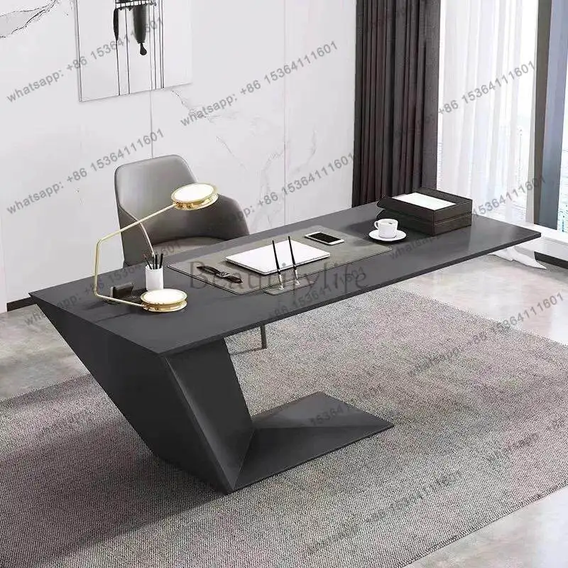PG Display European Office Desk Luxury Modern Standing Executive Gaming Office Desk Drawer Organizers Ufficio Unique Furniture