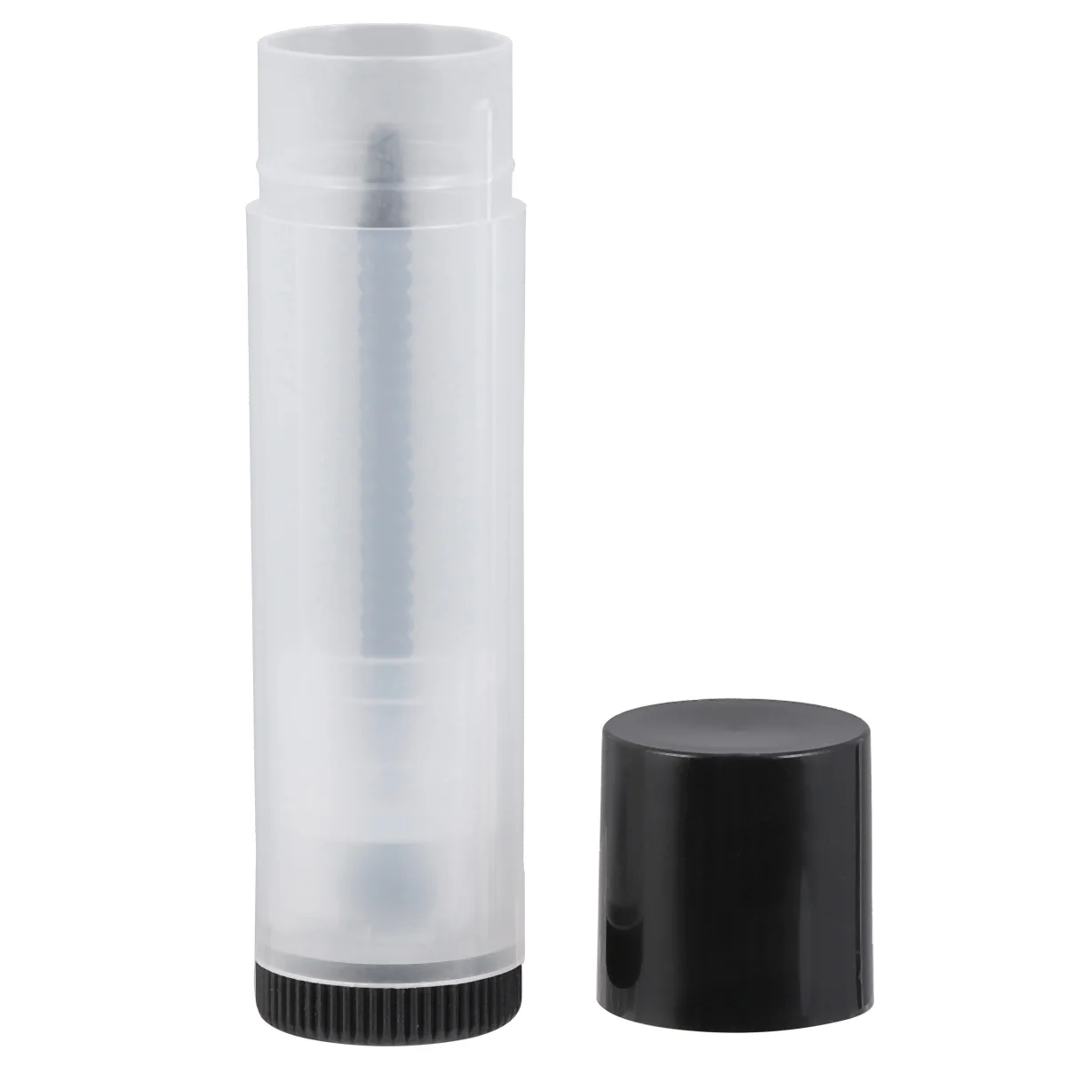 Tubo de bálsamo labial de 20 piezas, contenedor de lápiz labial recargable ligero de plástico transparente, herramienta de bricolaje, tubo de brillo de labios