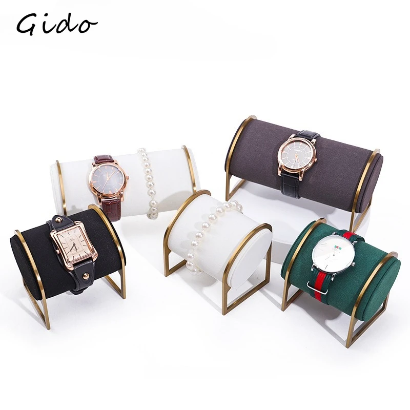 Metal Jewelry Display Stand Holder for Bracelets Bangles Watches Organizer Rack for Countertop Store Showcase