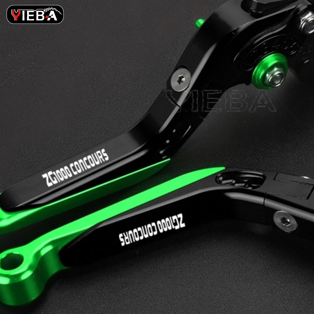 

For Kawasaki ZG1000CONCOURS 1992-2006 2005 2004 2003 2002 2001 YIEBA Adjustable Brake Clutch Lever Foldable Handlebar Handle Bar