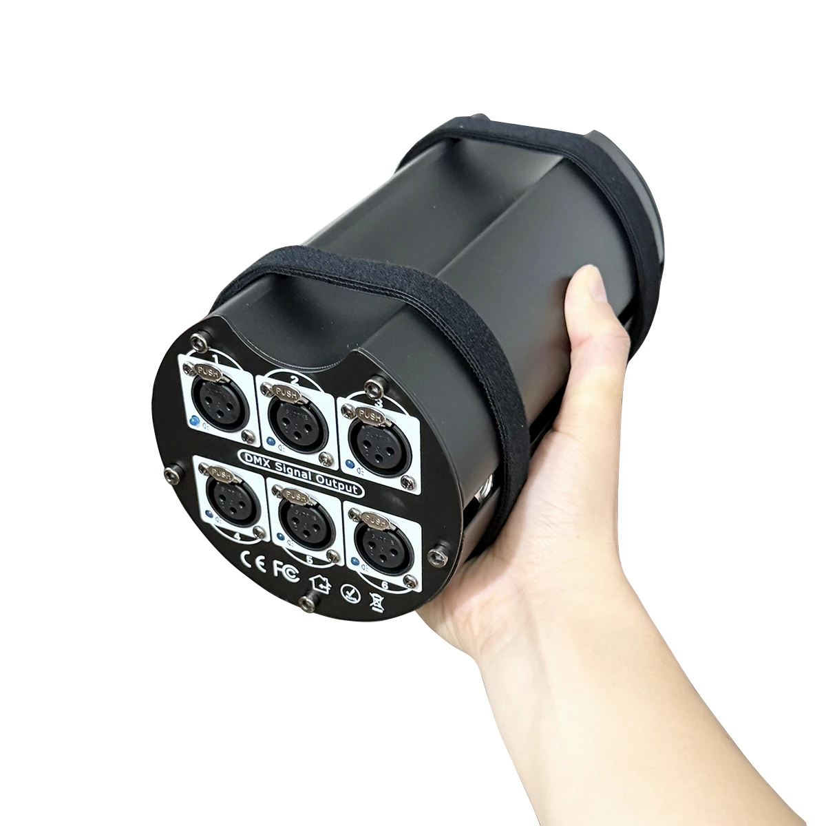 COLORNIE 6 Port DMX Splitter And Amplifier Optical Isolated Output 512x 6 Channels For Dj Disco Stage Light Control