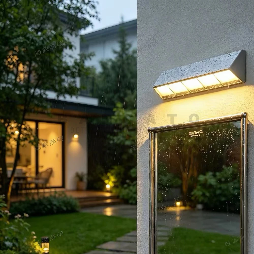Modern IP65 Mirror Lights Bathroom Bedroom Courtyard Front door Wall Lamp Beside Background Shop Coffee Cabinet Makeup Led Light