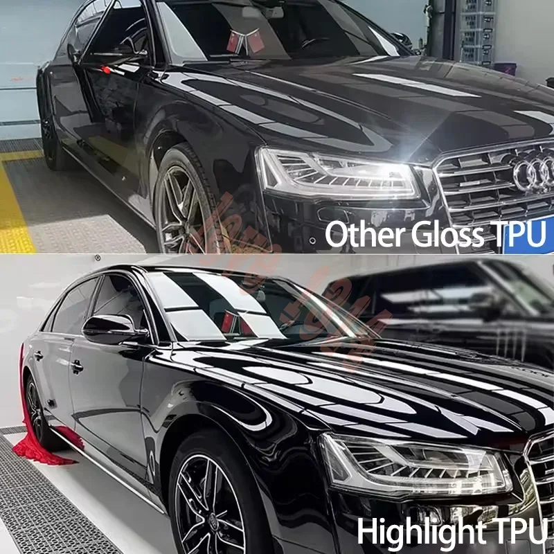 Super Glossy PPF TPU Transparent Film Paint Protection Film Self Healing Anti Yellowing TPU Film 1.52*15M 6.5MIL 7.5Mil 8.5MIL