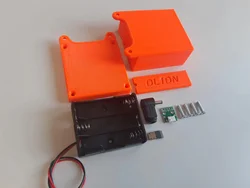 Caja de batería externa para transceptor tr uSDX usdx, kit de David DL1DN