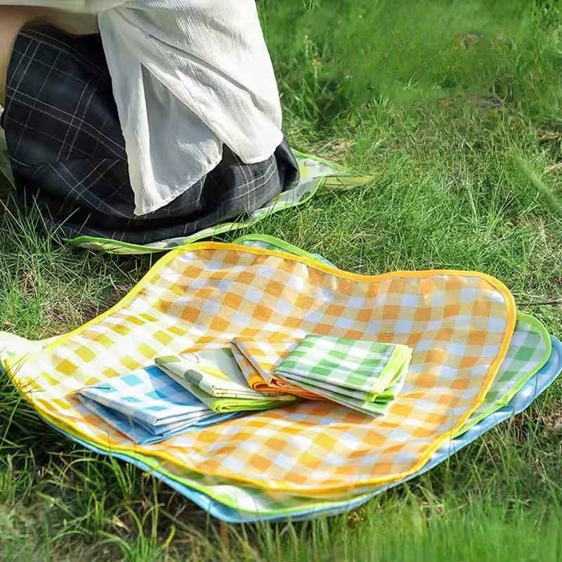 Outdoor-Kissen, tragbar, für den Rasen, wasserdicht, feuchtigkeitsbeständig, Picknickmatten, faltbar, Strandmatte, schmutzabweisend, Camping-Zubehör