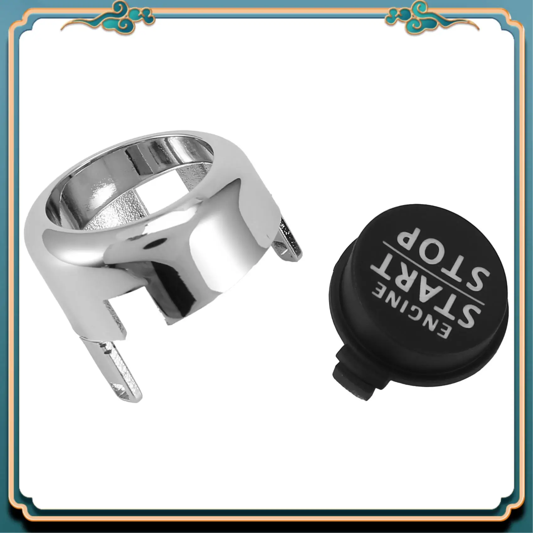 최신 자동차 엔진 시작 중지 점화 버튼 스위치 커버 3W0959839c Bentley Continental GT GTC Flying Spur 2006-2012